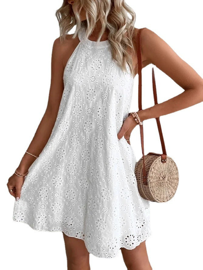 Chic Lace Sleeveless Dress Greta 
