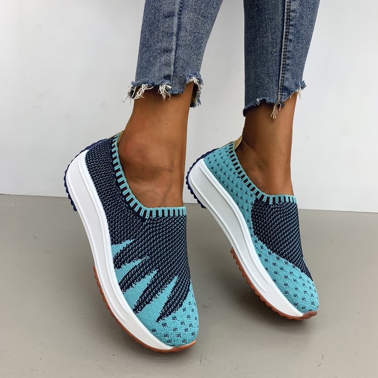Pinterest-Inspired Greta  Wedge Sneakers