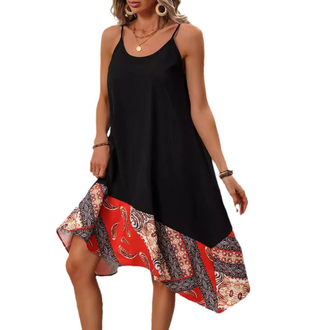 Chic Printed Sling Dress by Greta 