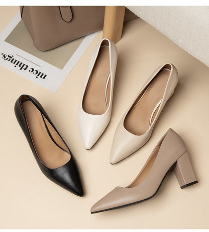 Chic Pointed High Heels by Greta 