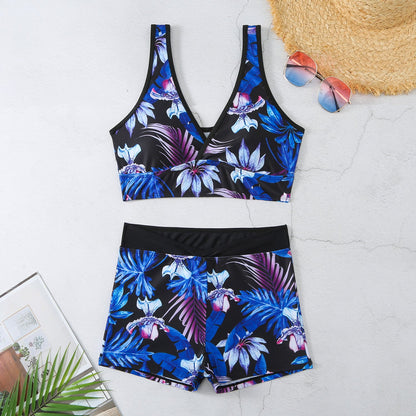 Vibrant Printed Boxer Bikini by Greta 