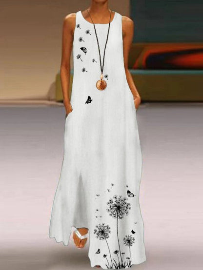 Floral Print Pocket Dress Greta  Summer Style
