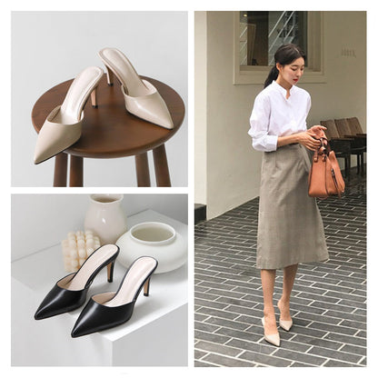 Chic Pointed Toe Greta  Stiletto Heels