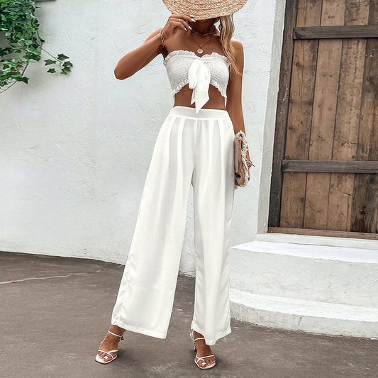 Ruffled White Set Greta  Pinterest-Inspired Outfit