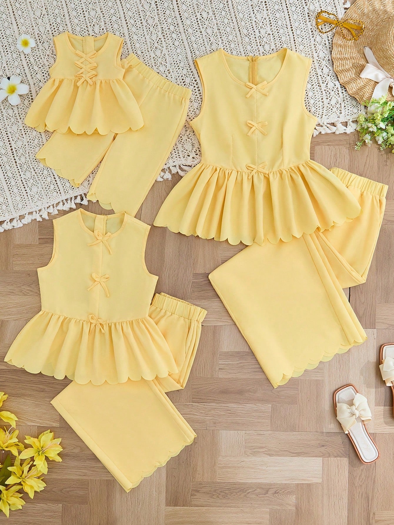 Chic Yellow Greta  Two Piece Set