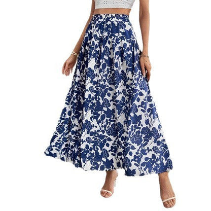 Chic Floral Pleated Skirt by Greta 