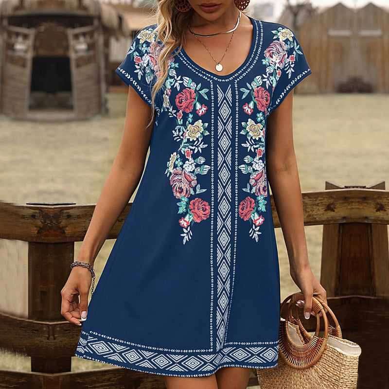 Floral Print Greta  Summer Casual Dress