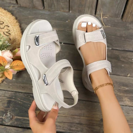 Vintage Comfort Wedge Sandals by Greta 