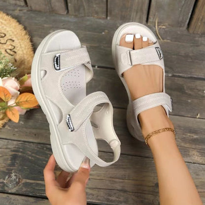 Vintage Comfort Wedge Sandals by Greta 
