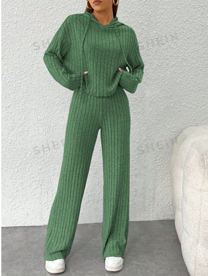 Cozy Striped Greta  Hoodie Lounge Set