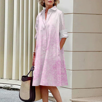 Vibrant Summer Shirt Dress by Greta 