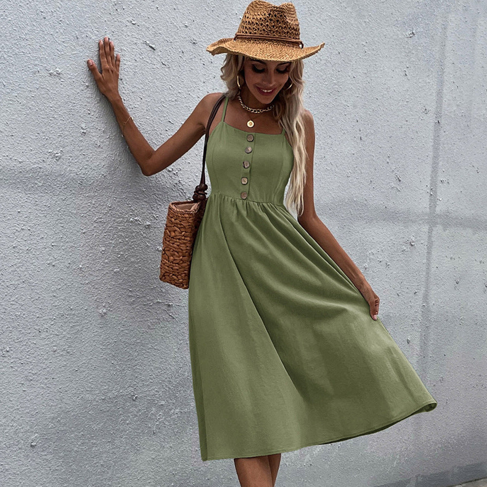 Chic Midi Sundress Greta  Summer Collection