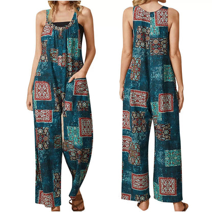 Vintage Print Greta  Everyday Jumpsuit
