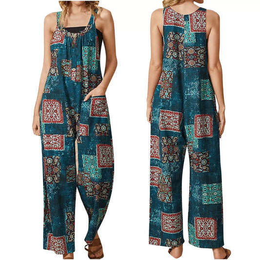 Vintage Print Greta  Everyday Jumpsuit