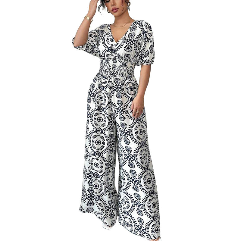 Chic Boho Print Greta  Jumpsuit