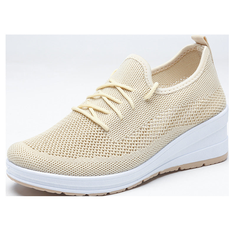 Breathable Mesh Platform Wedges by Greta 