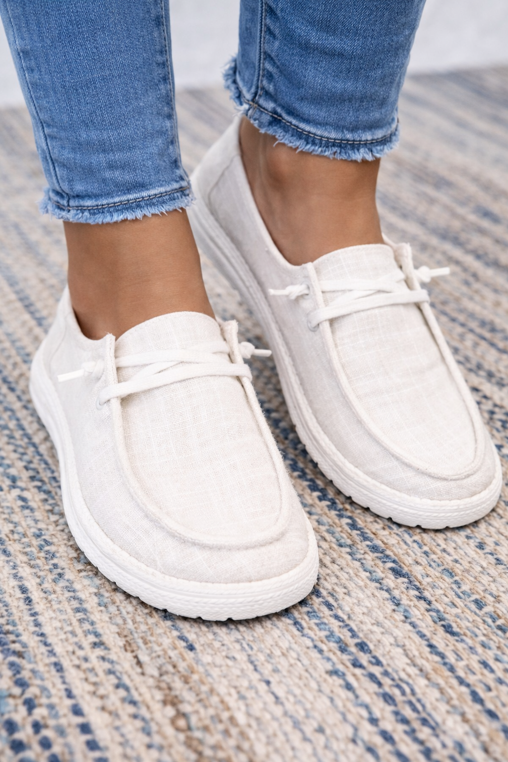 Plaid Canvas Greta  Everyday Comfort Sneakers