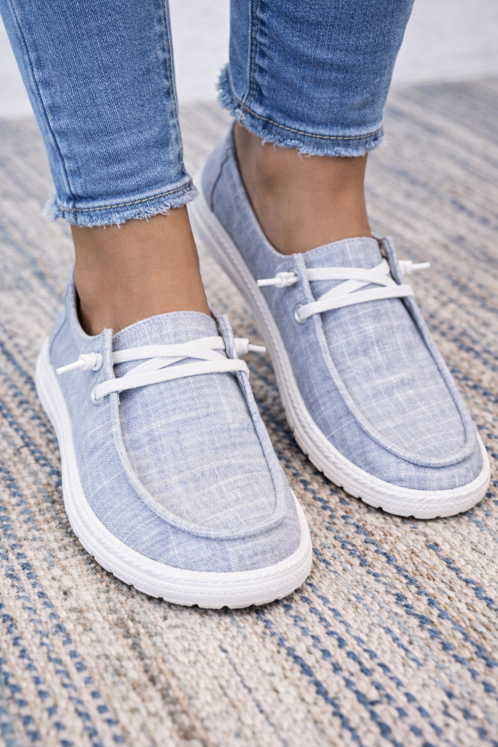 Plaid Canvas Greta  Everyday Comfort Sneakers