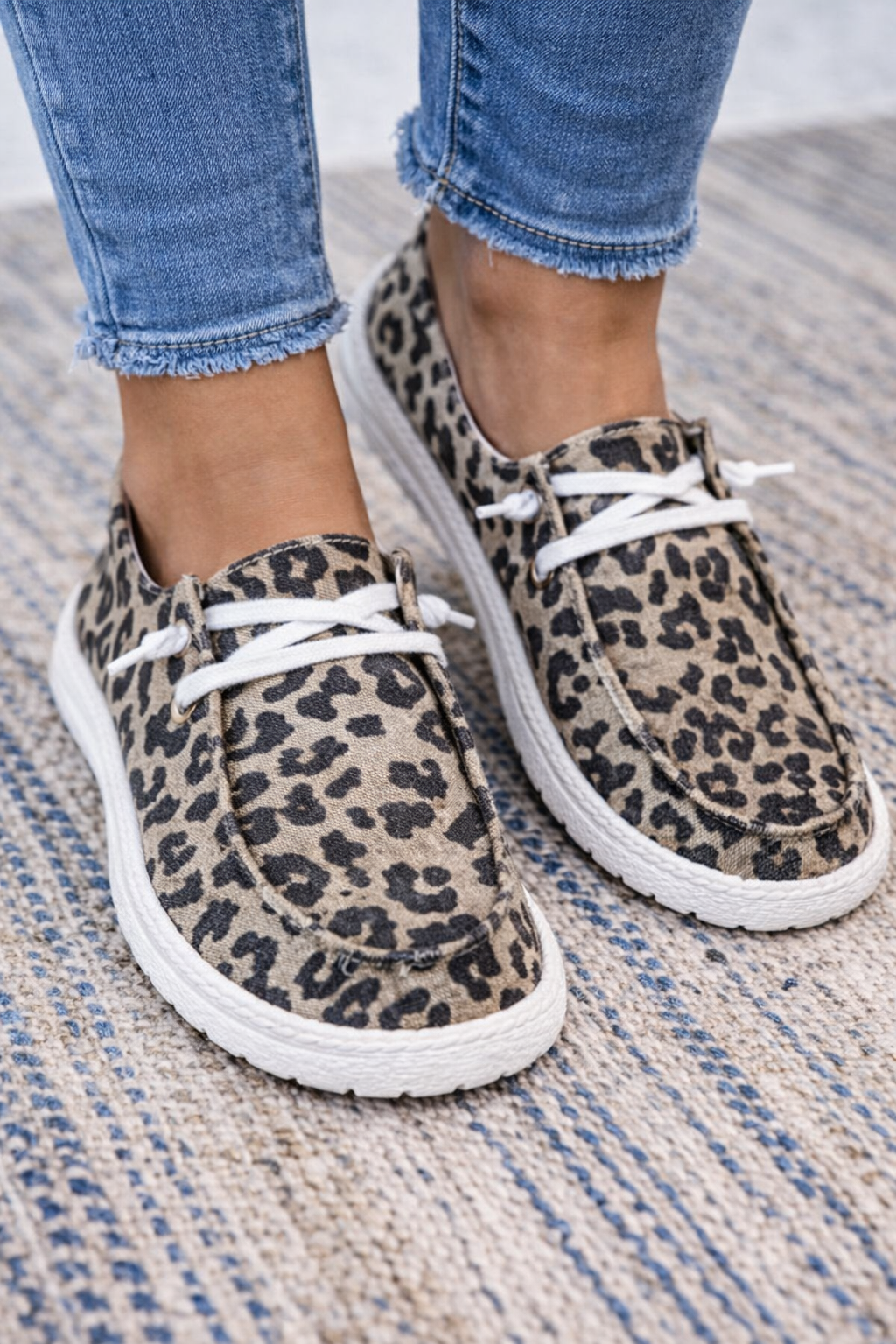 Plaid Canvas Greta  Everyday Comfort Sneakers