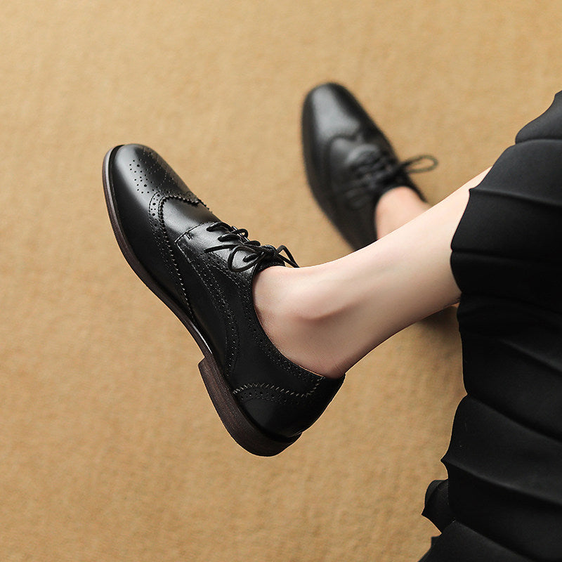 Classic British Lace-Up Shoes by Greta 