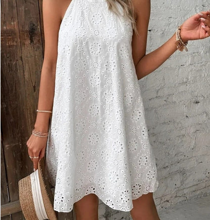 Chic Lace Sleeveless Dress Greta 