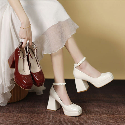 Chic Block Heel Pumps Greta  High Heels