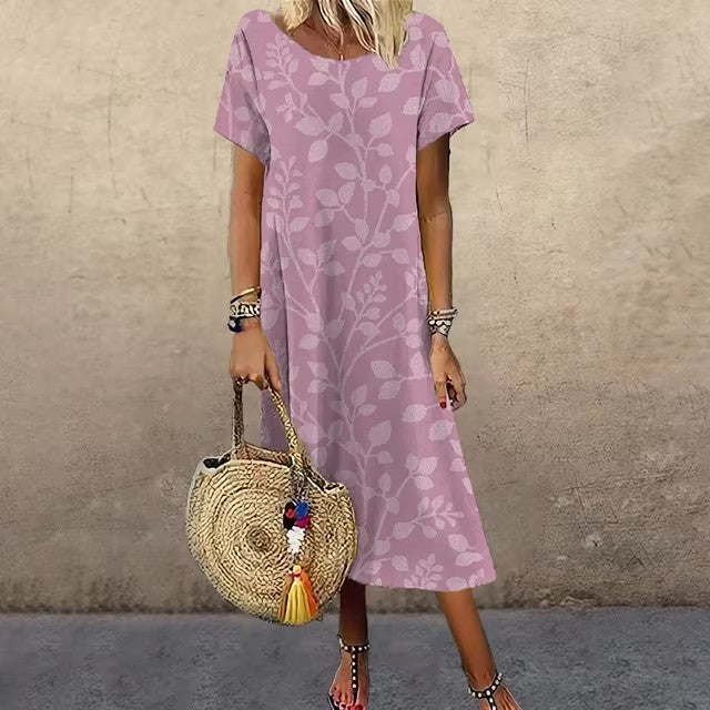 Pinterest-Inspired Greta  Summer A-Line Dress