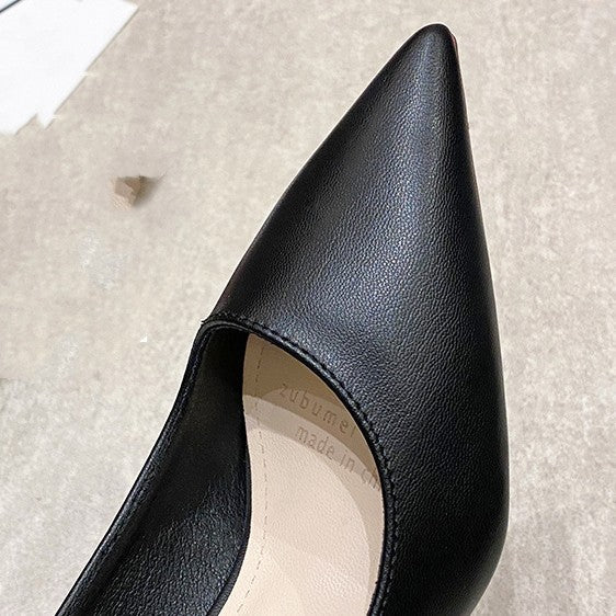 Chic Pointed Toe Heels by Greta 
