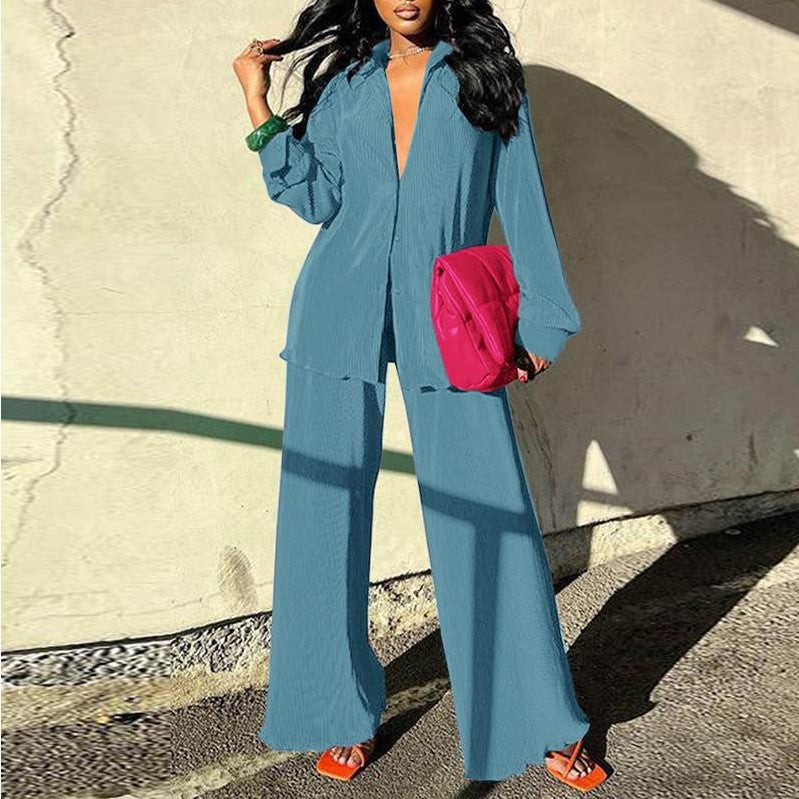 Relaxed Fit Greta  Cotton Linen Office Set