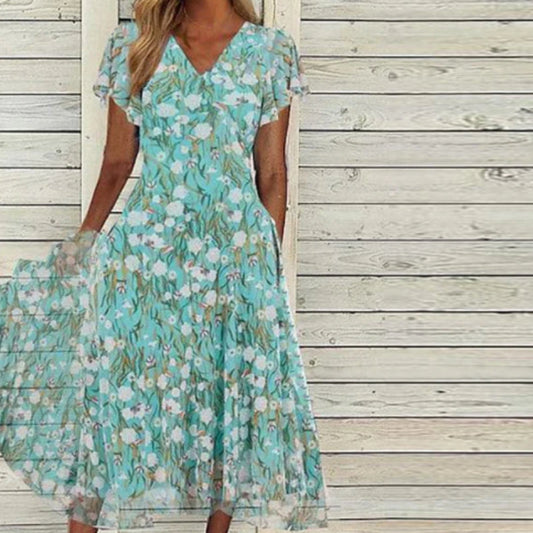 Floral Swing Pocket Dress by Greta 