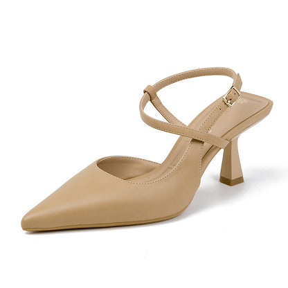 Elegant Greta  Pointed Toe High Heel Sandals