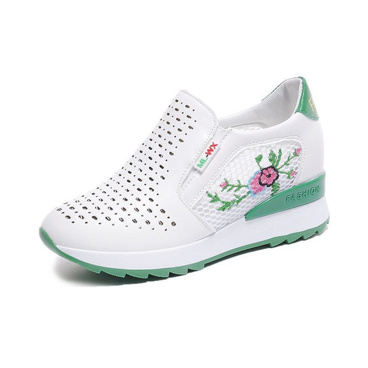 Embroidered Slip-On Loafers by Greta 