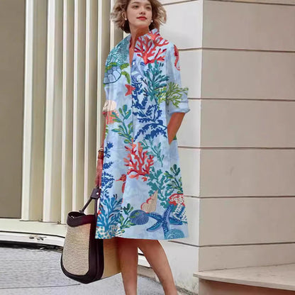 Modern 3D Print Greta  Summer Dress