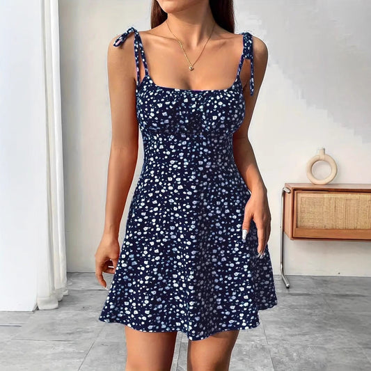 Chic Floral Strap Dress by Greta 