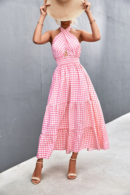 Chic Halter Backless Dress by Greta 