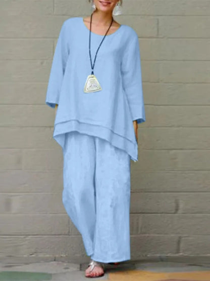 Pinterest-Inspired Greta  Cotton Linen Outfit