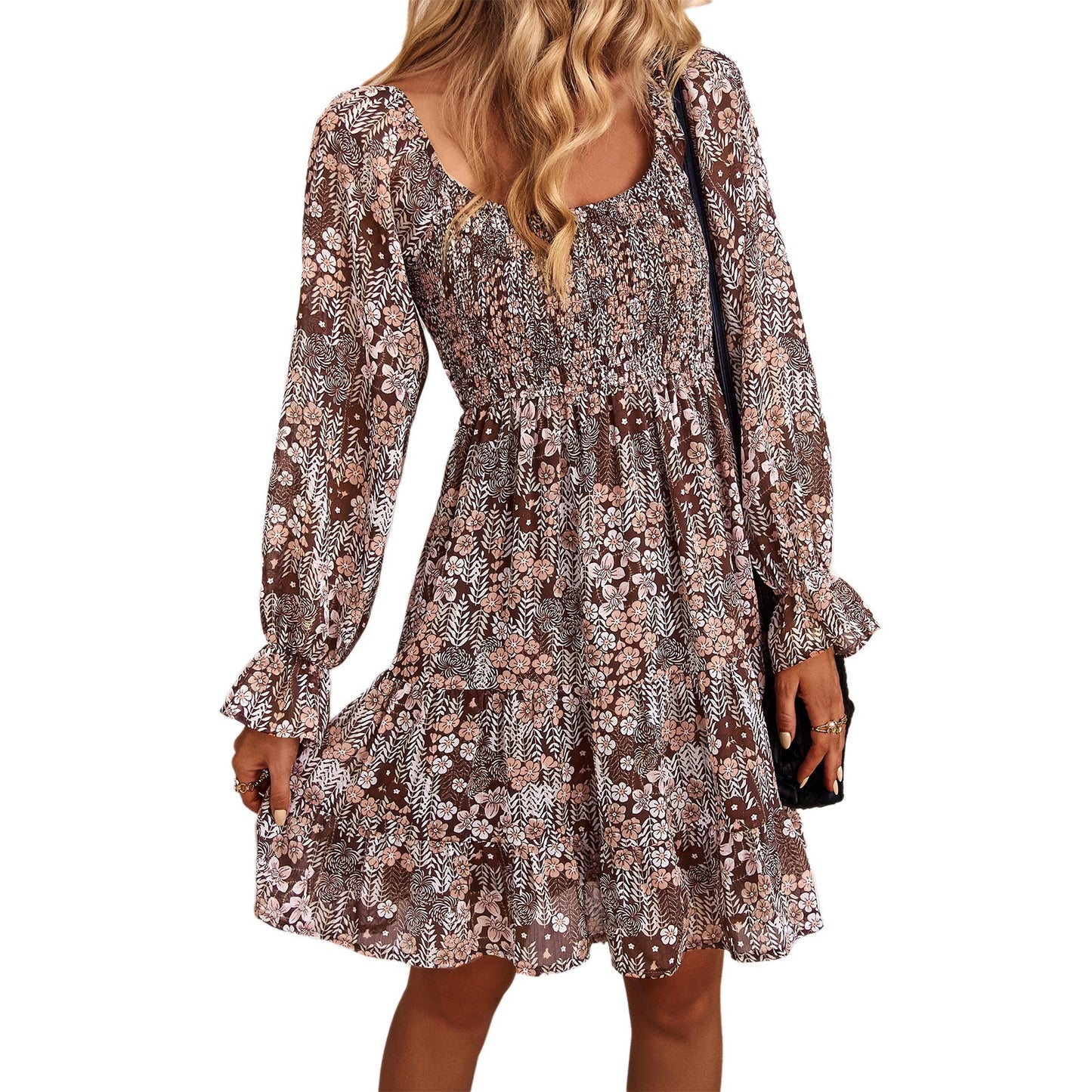 Boho Floral Print Dress Greta 