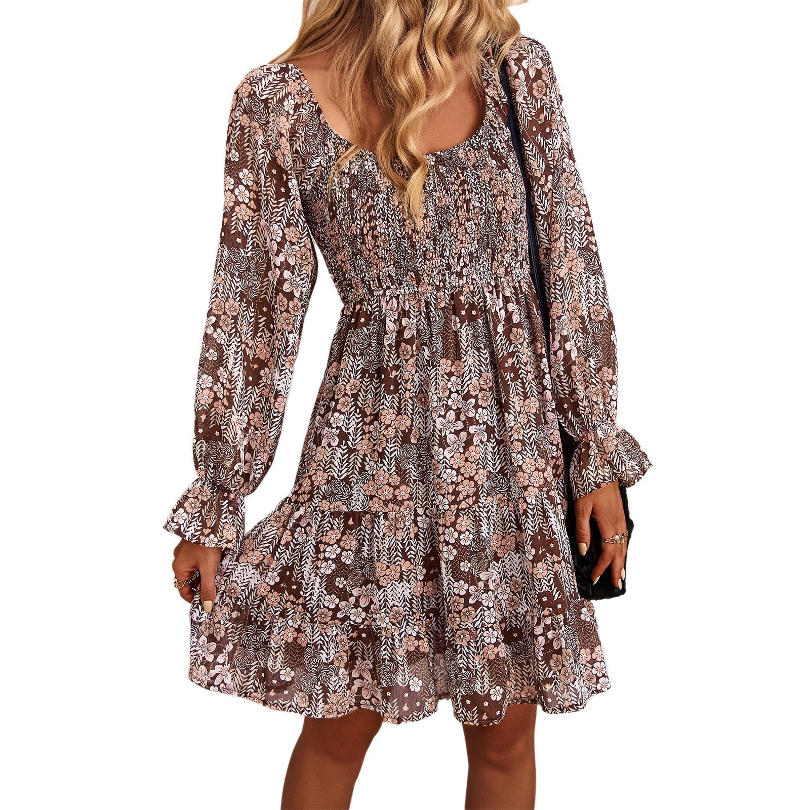 Boho Floral Print Dress Greta 