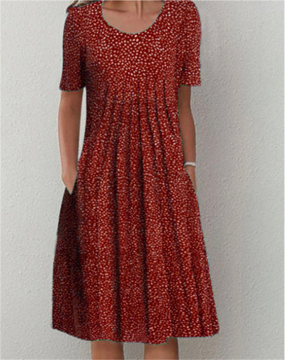 Polka Dot A-Line Dress by Greta 