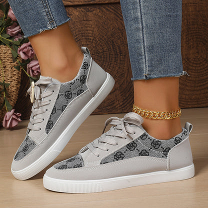Floral Embroidered Greta  Casual Sneakers