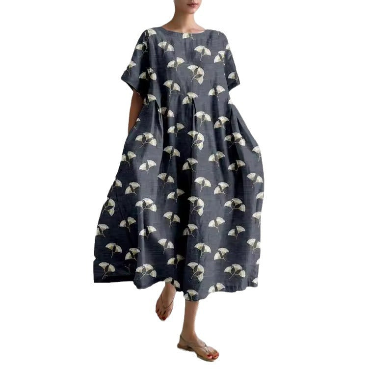 Chic 3D Print Greta  Summer Midi Dress