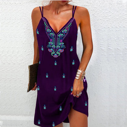 Boho V Neck Dress Greta  Summer Collection
