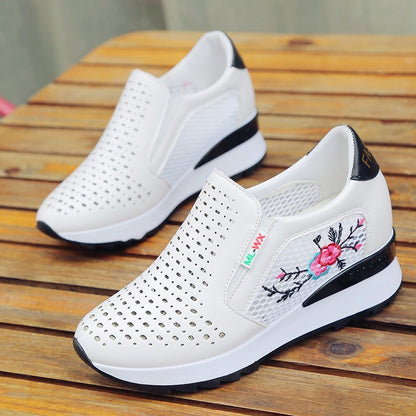 Embroidered Slip-On Loafers by Greta 