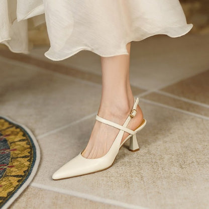 Chic Stiletto Pointed Heels by Greta 