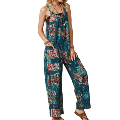 Vintage Print Greta  Everyday Jumpsuit