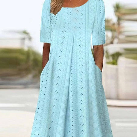 Pinterest-Inspired Greta  3D Print Midi Dress