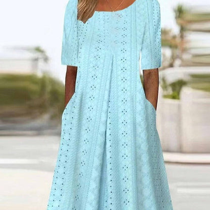 Pinterest-Inspired Greta  3D Print Midi Dress