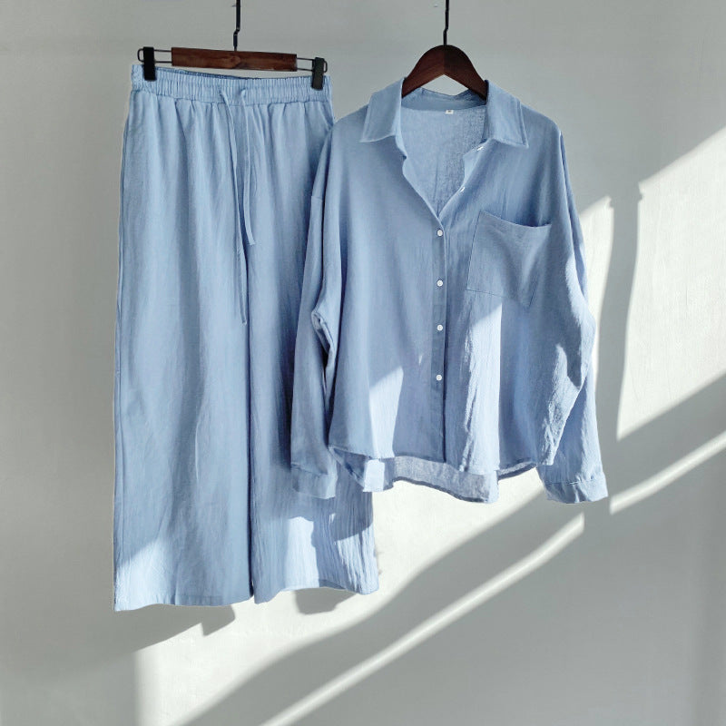 Relaxed Cotton Linen Set by Greta 