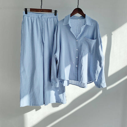 Relaxed Cotton Linen Set by Greta 