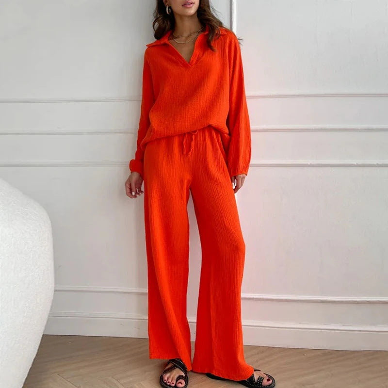 Chic Greta  Loose Fit Long Sleeve Set